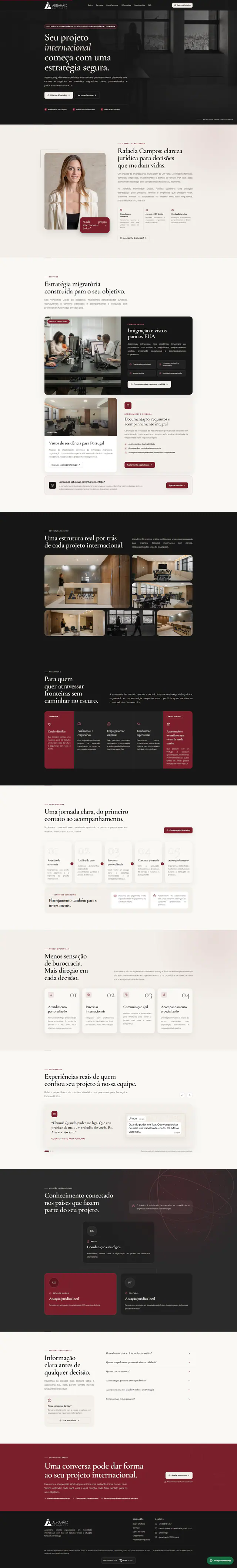 Página completa de um projeto desenvolvido pela Vow Digital (2 de 12)