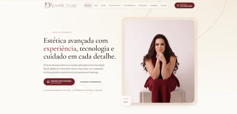 Site 1: projeto desenvolvido pela Vow Digital